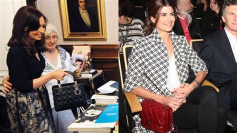 Carteras sin 'grieta': Cristina y Awada son fans de las .